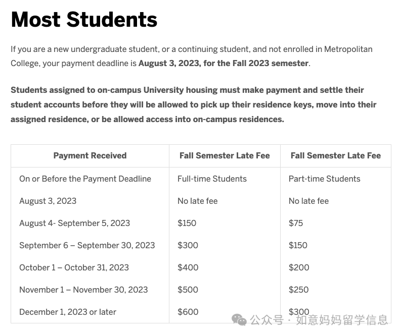 美本学费内容通常包括什么，如何缴纳 -- 留学费用常见问题解答  留学 第1张